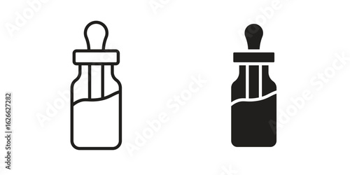 Serum icon, outline style icon for web site or mobile app, vector graphics