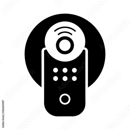 Voice activated remote control silhouette for home entertainment and automation use