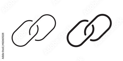 Link icon, outline style icon for web site or mobile app, vector graphics
