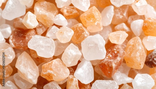 Himalayan Pink Salt Crystals Texture