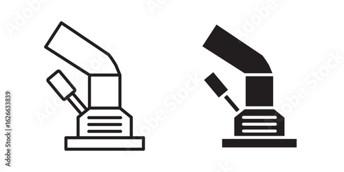 Floor sanding machine icon, outline style icon for web site or mobile app, vector graphics
