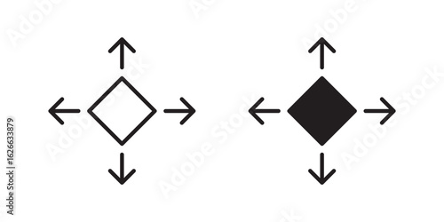 Flexibility icon, outline style icon for web site or mobile app, vector graphics