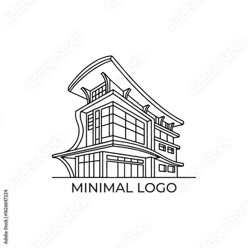  Abstract Modern Building Logo | Minimalist Architecture & Design