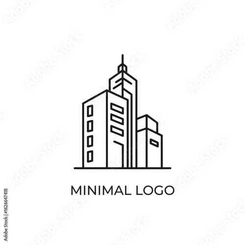  Abstract Modern Building Logo | Minimalist Architecture & Design