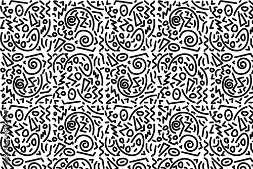 Wallpaper Mural Random Stroke Pattern 17 Torontodigital.ca