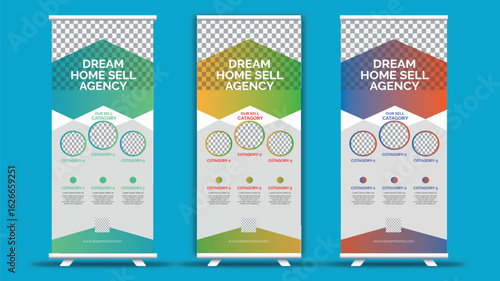 Home Sale Marketing Ad Roll Up Banner