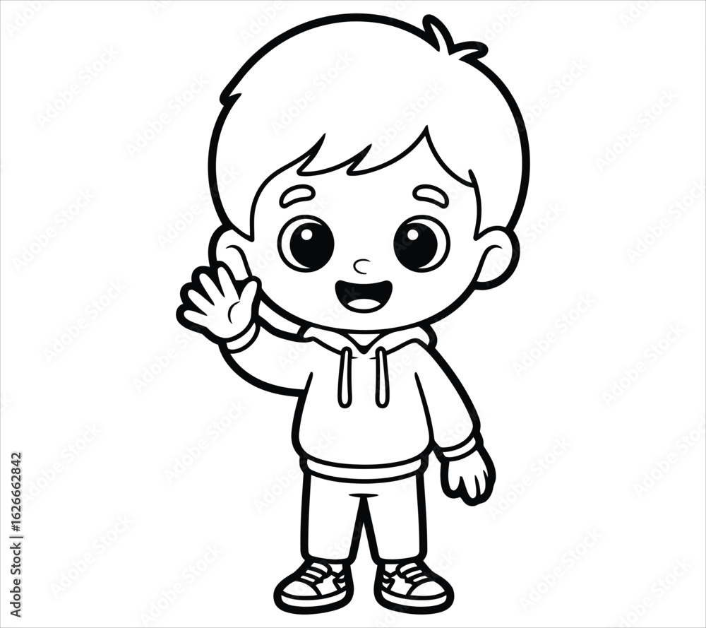 Baby Boy Chibi Silhouette – Vector Illustration Baby Boy Chibi Silhouette – Vector Illustration