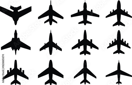 airplane vector, plane icon, flying airplane, aircraft symbol, airplane illustration, aviation icon, airplane silhouette, flying symbol,  
