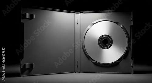 Compact Disc in Open Jewel Case - Media Storage