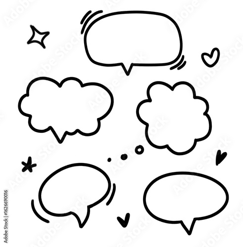 pop up doodles clean hand drawn bold lines