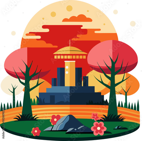 Hiroshima remembrance icon