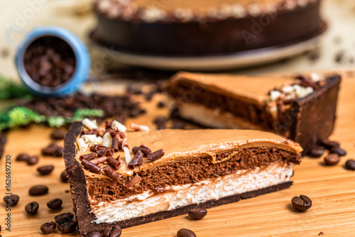 Obraz na plátně Torta de Café Vanilla Coffee