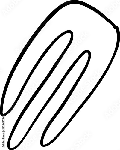 Hair Comb and Hairband Illustration