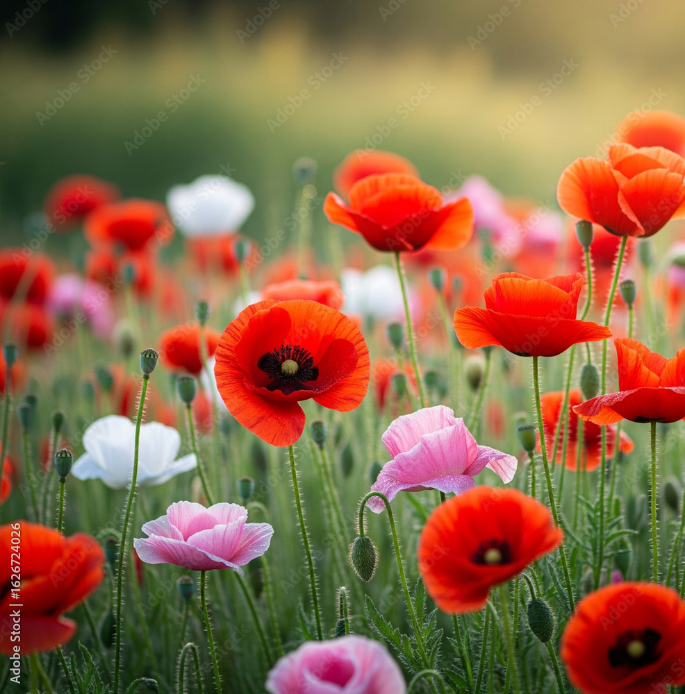 Fototapeta premium Walpaper Klatschmohn