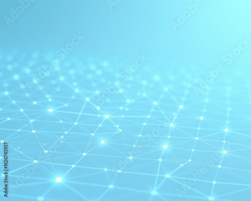 Geometric AI Grid – Clean Abstract Network : A minimal 3D grid design symbolizing clean and efficient AI networks.