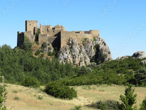 Beautiful stone castle to defend the inhabitants from attacks, protect the walls and battlements
