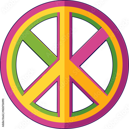 Peace symbol icon
