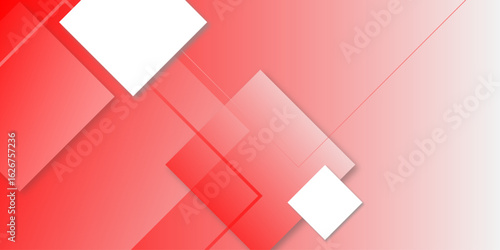 Red gradient geometric background suitable for corporate designs, promotional material. creative minimalist and various modern geometric shapes for background perfect for wallpaper business, design. 