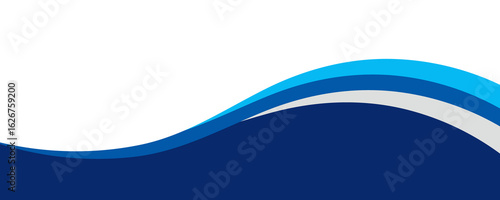 abstract blue wave background