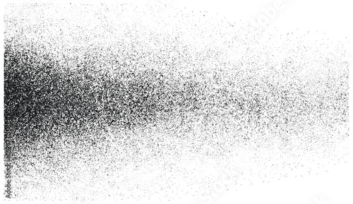 Abstract gritty texture with grainy grunge overlay, monochrome sand halftone pattern, stipple noise background, vector illustration. Vintage distressed grain effect, rough concrete surface