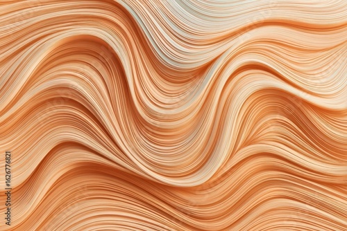 Abstract peach wave pattern design, background texture