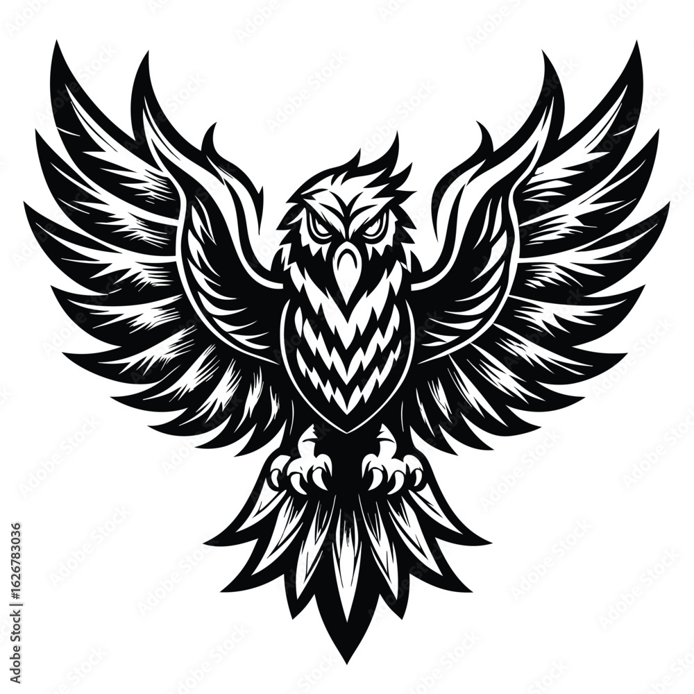 Fototapeta premium Eagle Mascot Vector Logo