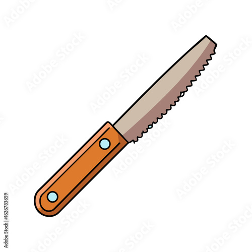 Creative Fillet Knife Vector Style