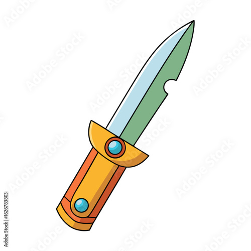 Creative Gravity Knife Vector Style