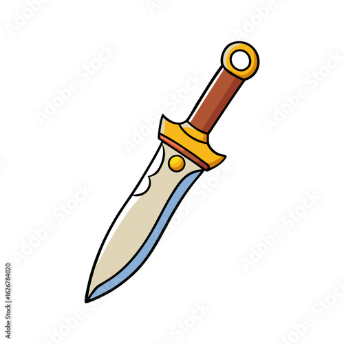 Creative Neck Knife Vector Style