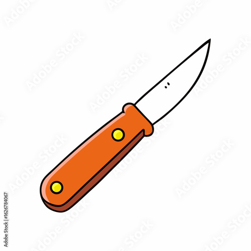 Creative Paring Knife Vector Style