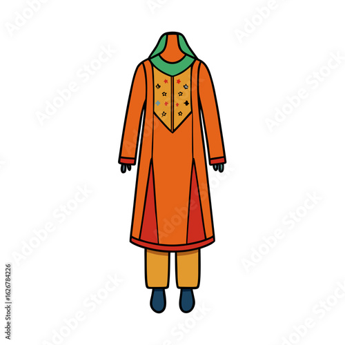 Creative Salwar Kameez Vector Style