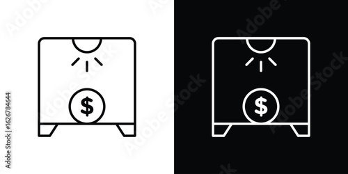 Business incubator icon, outline vector sign, logo design download