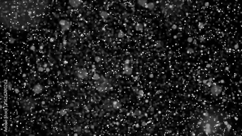 Seamless Whirling Snowstorm Loop Moving Diagonally For Winter Motion Design