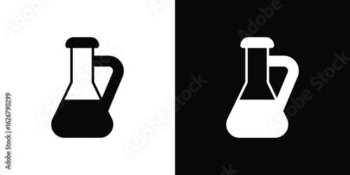 Vinegar icon, glyph style icon for web site or mobile app
