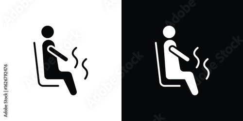 Sauna icon, glyph style icon for web site or mobile app