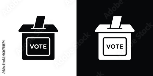 Referendum icon, glyph style icon for web site or mobile app