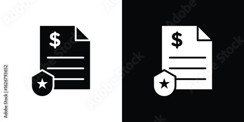 Penalty icon, glyph style icon for web site or mobile app