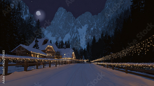 High-quality winter holiday images showcasing Christmas and New Year themes in warm, cozy and festive settings