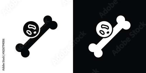 Multiple myeloma icon, glyph style icon for web site or mobile app