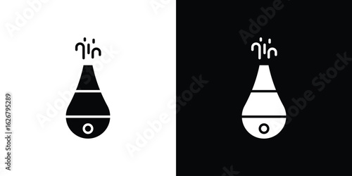 Humidifier icon, glyph style icon for web site or mobile app