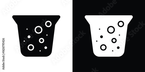 Hard Water icon, glyph style icon for web site or mobile app