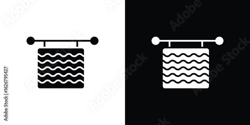 Handloom icon, glyph style icon for web site or mobile app