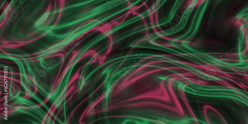 Abstract background of colorful liquid liner. Abstract texture of liquid acrylic. Macro mineral stone malachite on a white background	