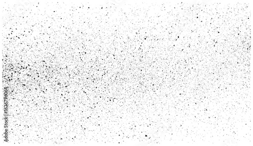 Rough grunge overlay background with vintage halftone texture, tiny speckles, grains, and distressed paper effect. Vector illustration featuring splatter, dust, retro concrete, ink shadows