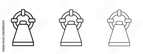 Tomography icon. Hand drawn minimalism style vector illustration