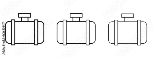 Sewerage tank icon. Hand drawn minimalism style vector illustration