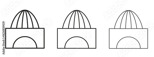 Hand Juicer icon. Hand drawn minimalism style vector illustration