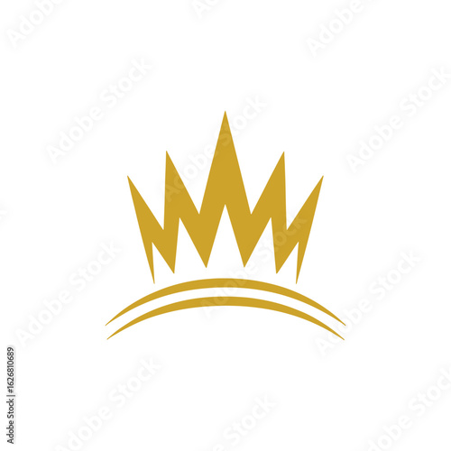 Unique crown logo Modern and minimalist vector and abstract logo
