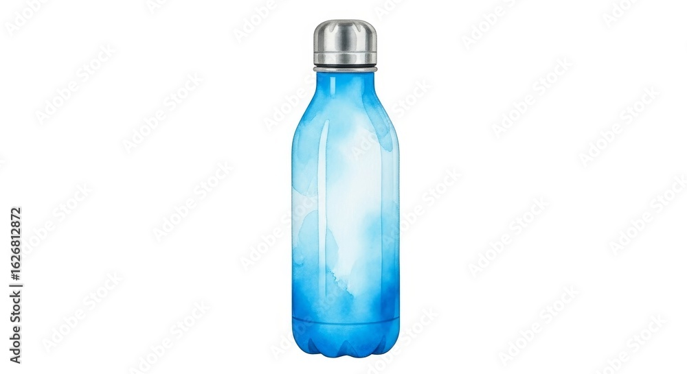 Blue Watercolor Insulated Water Bottle - Stylish insulated water bottle with a beautiful blue watercolor design. Perfect for staying hydrated on the go Blue Watercolor Insulated Water Bottle - Stylish insulated water bottle with a beautiful blue watercolor design. Perfect for staying hydrated on the go