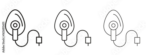 Anesthesia icon. Hand drawn minimalism style vector illustration